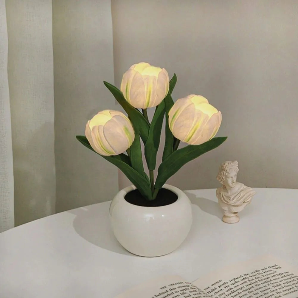 Tulip Night Light | Realistic Tulip Design, Durable Material