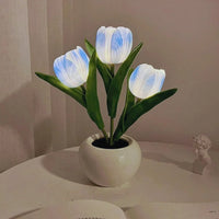 3 Blue Tulips