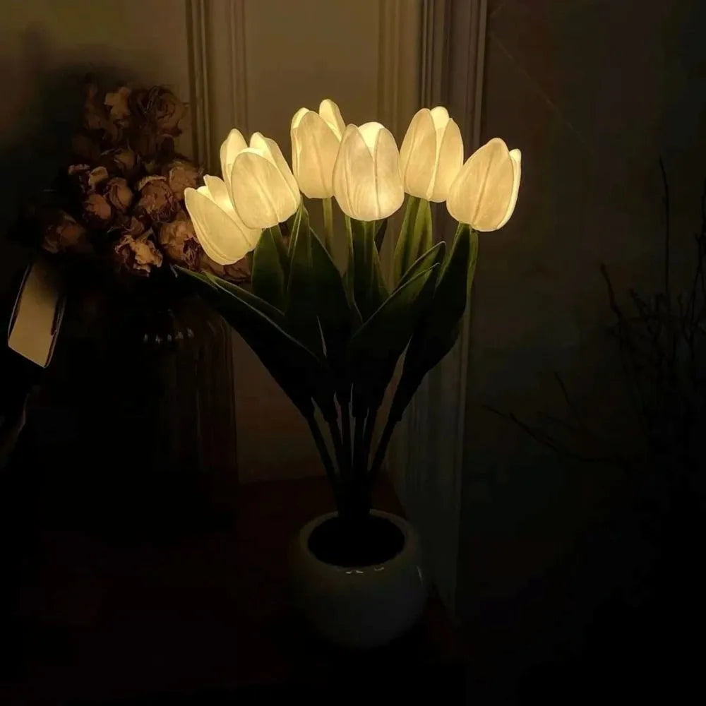 Tulip Night Light | Realistic Tulip Design, Durable Material