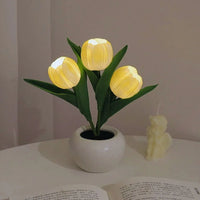 3 Yellow Tulips