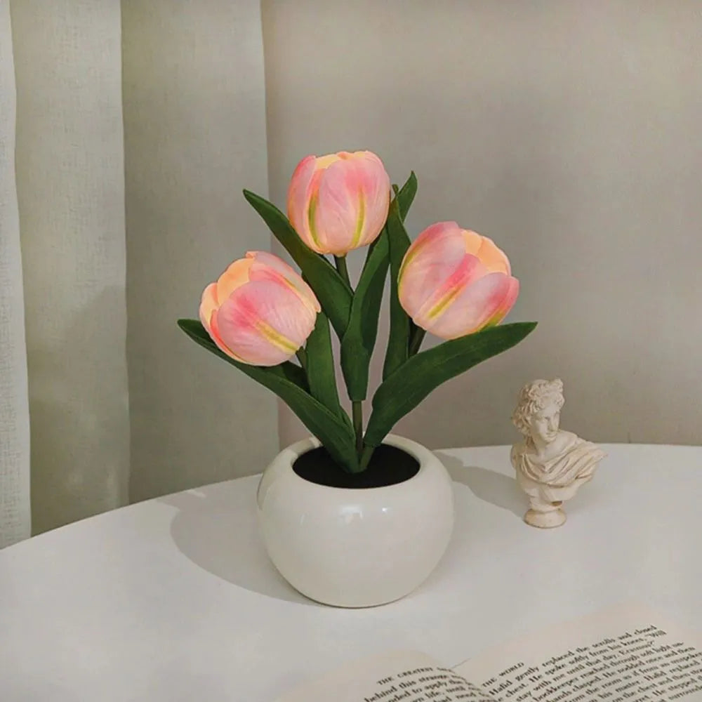 Tulip Night Light | Realistic Tulip Design, Durable Material