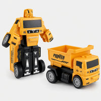 Yellow Transport Lorry
