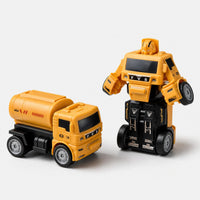 Yellow Oil Tanker