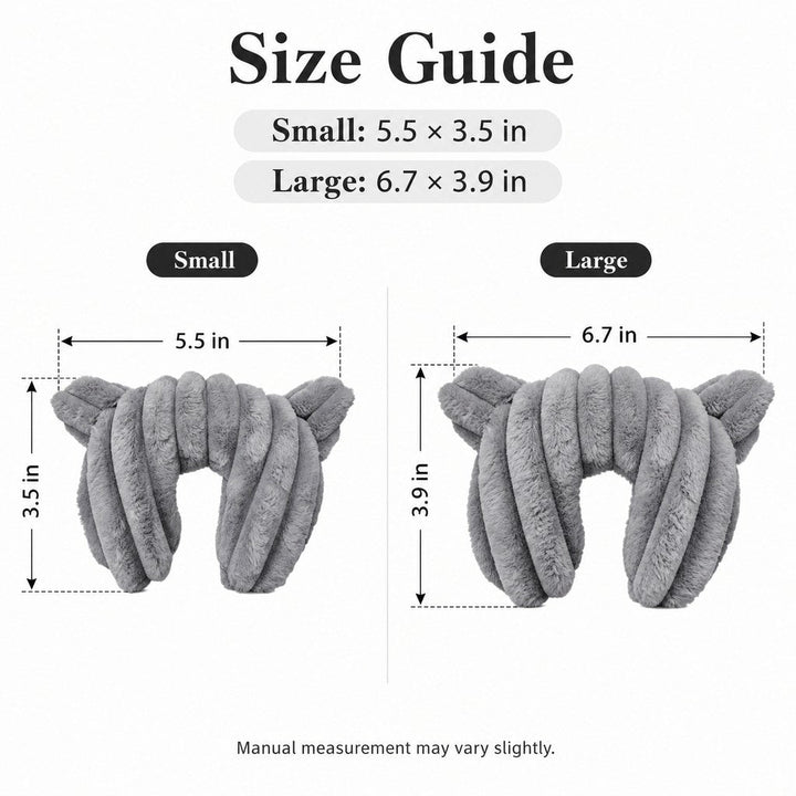 Cozy U-Shaped Pet Neck Pillow for Cats & Small Dogs