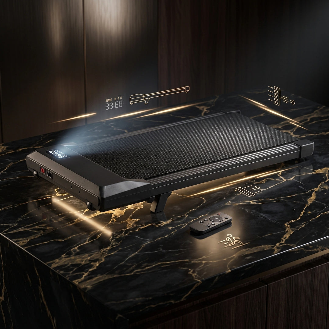 Walking Pad with LED Display and Remote Control