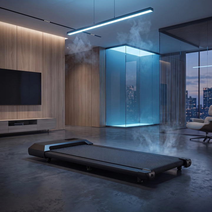 Walking Treadmill with LED Display and Bluetooth Speaker