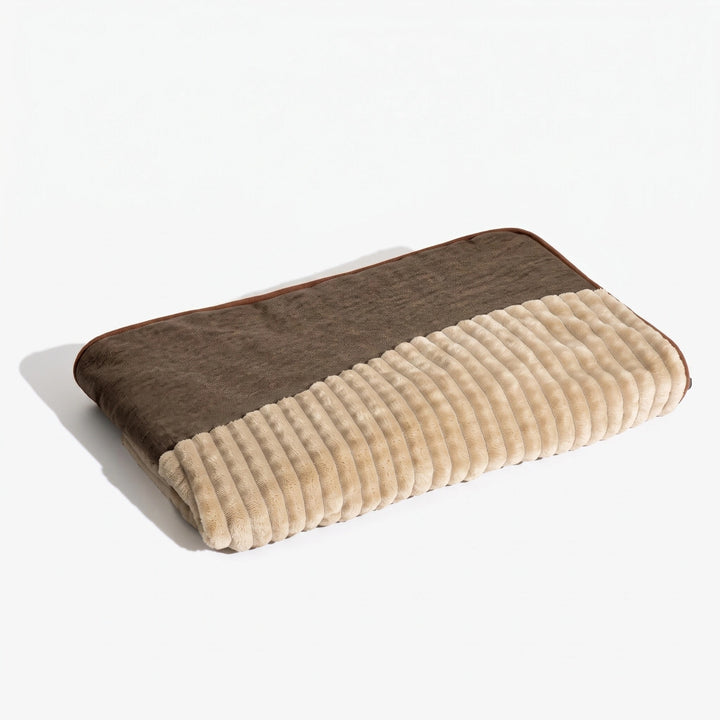 Washable Dog Cushion Bed with Raised Sides and Shredded Sponge Filling