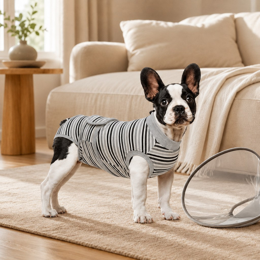 Breathable Dog Recovery Suit for Spay & Neuter Recovery, Soft Cone Alternative Onesie to Help Reduce Licking After Surge