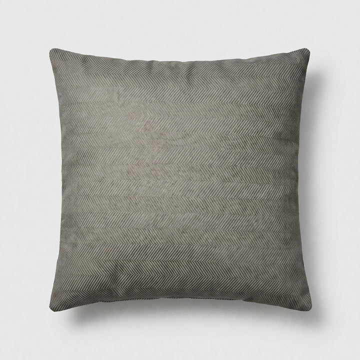 Water Resistant Chenille Sofa Cover with Non Slip Backing and Herringbone Pattern