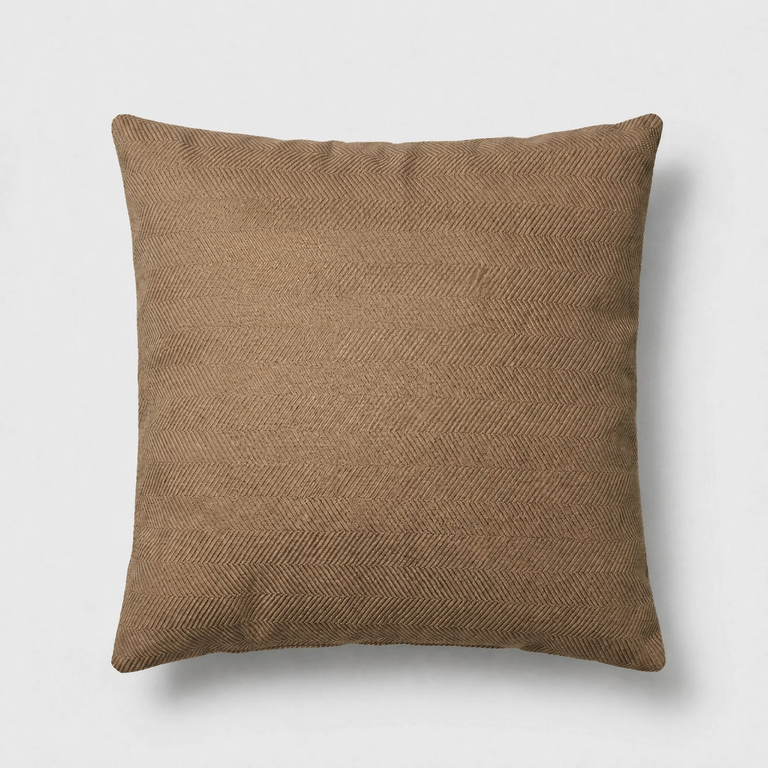 Water Resistant Chenille Sofa Cover with Non Slip Backing and Herringbone Pattern