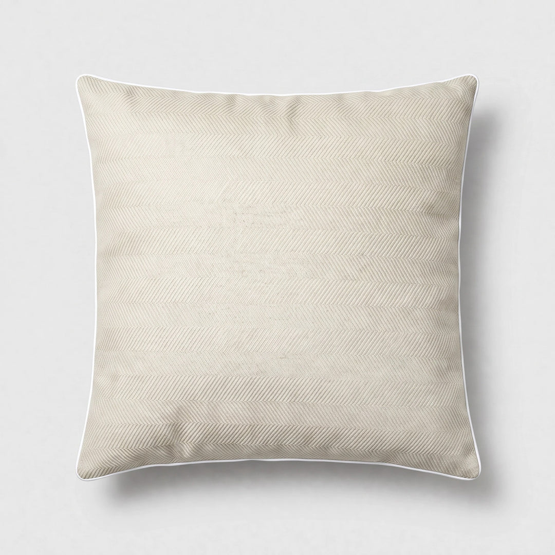 Water Resistant Chenille Sofa Cover with Non Slip Backing and Herringbone Pattern
