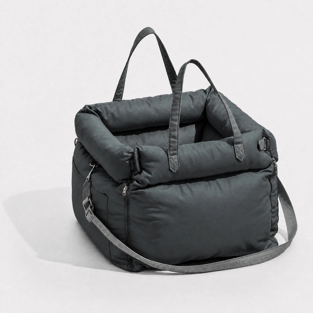 Waterproof Dog Car Seat with LATCH System and Expandable Front Panel