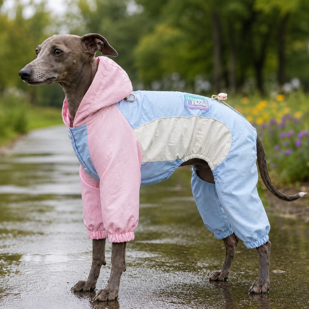 Waterproof Dog Rain Suit for Rainy Walks | Full-Body Mud & Splash Protection