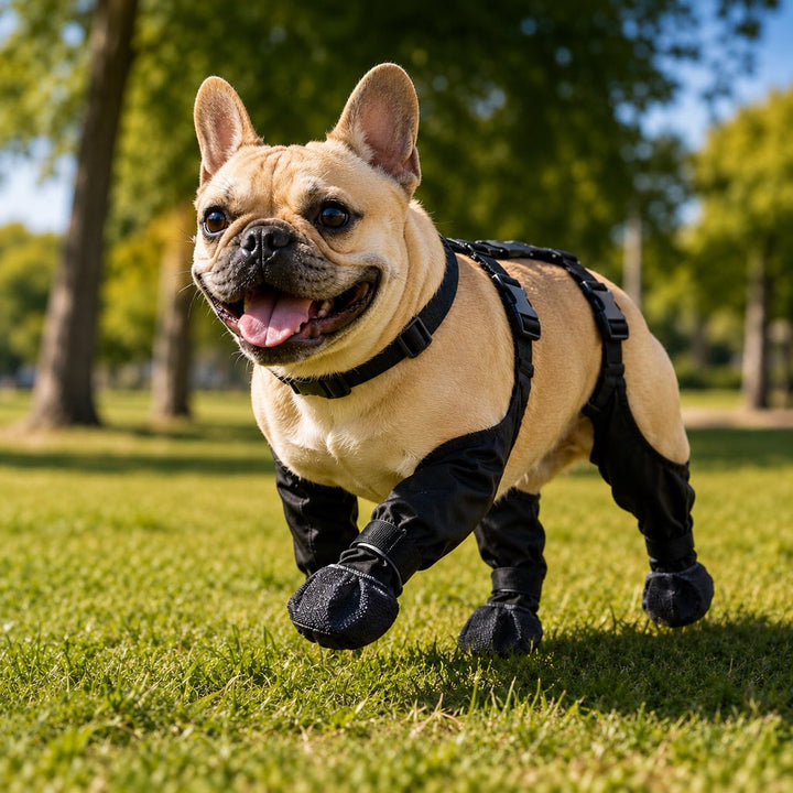 Stay-On Waterproof Dog Walking Boots for Rain, Mud & Hot Pavement