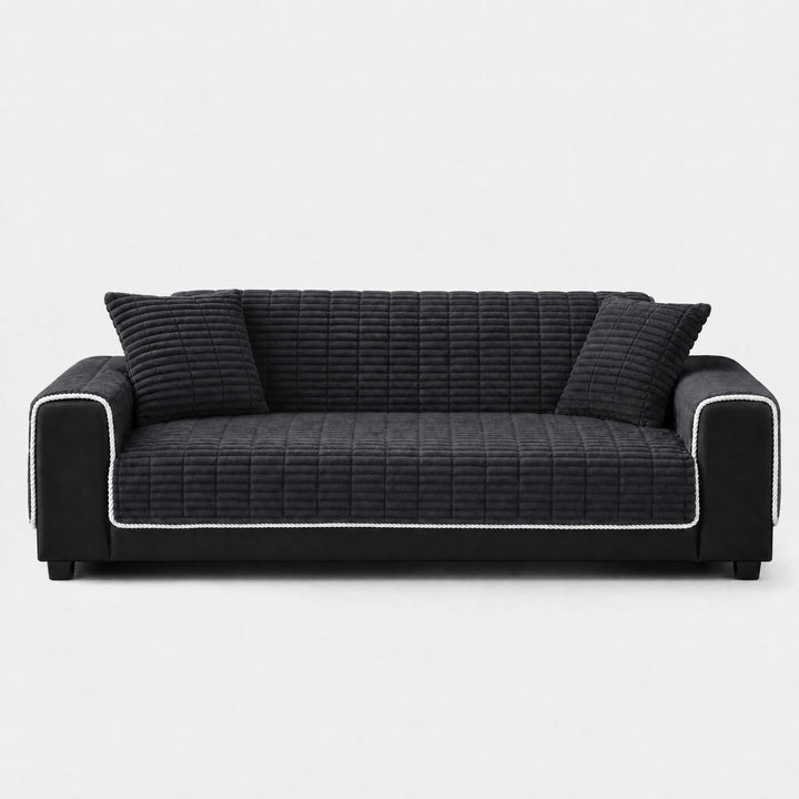 Waterproof Flannel Sofa Cover with Non Slip Backing for Recliners and Sofas