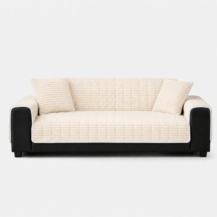 Waterproof Flannel Sofa Cover with Non Slip Backing for Recliners and Sofas