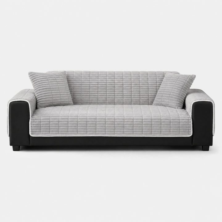 Waterproof Flannel Sofa Cover with Non Slip Backing for Recliners and Sofas