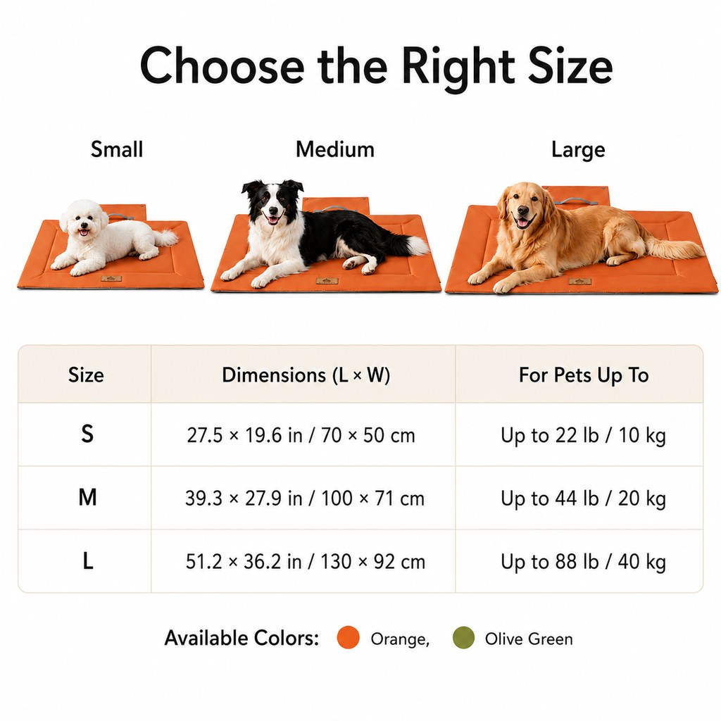 Waterproof Outdoor Pet Camping Mat