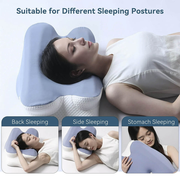 Wave Cervical Pillow - Orthopaedic Contour Shaped Memory Foam