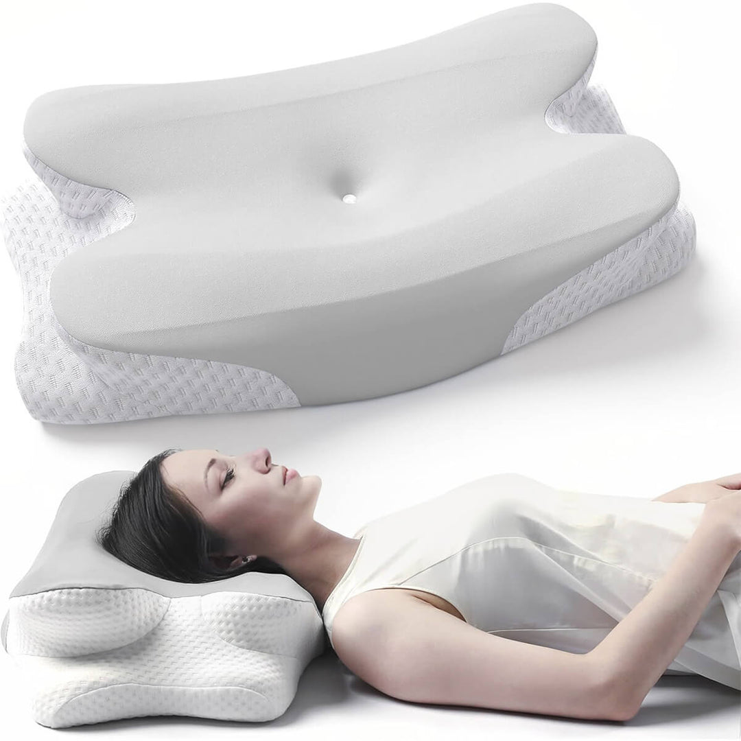 Wave Cervical Pillow - Orthopaedic Contour Shaped Memory Foam