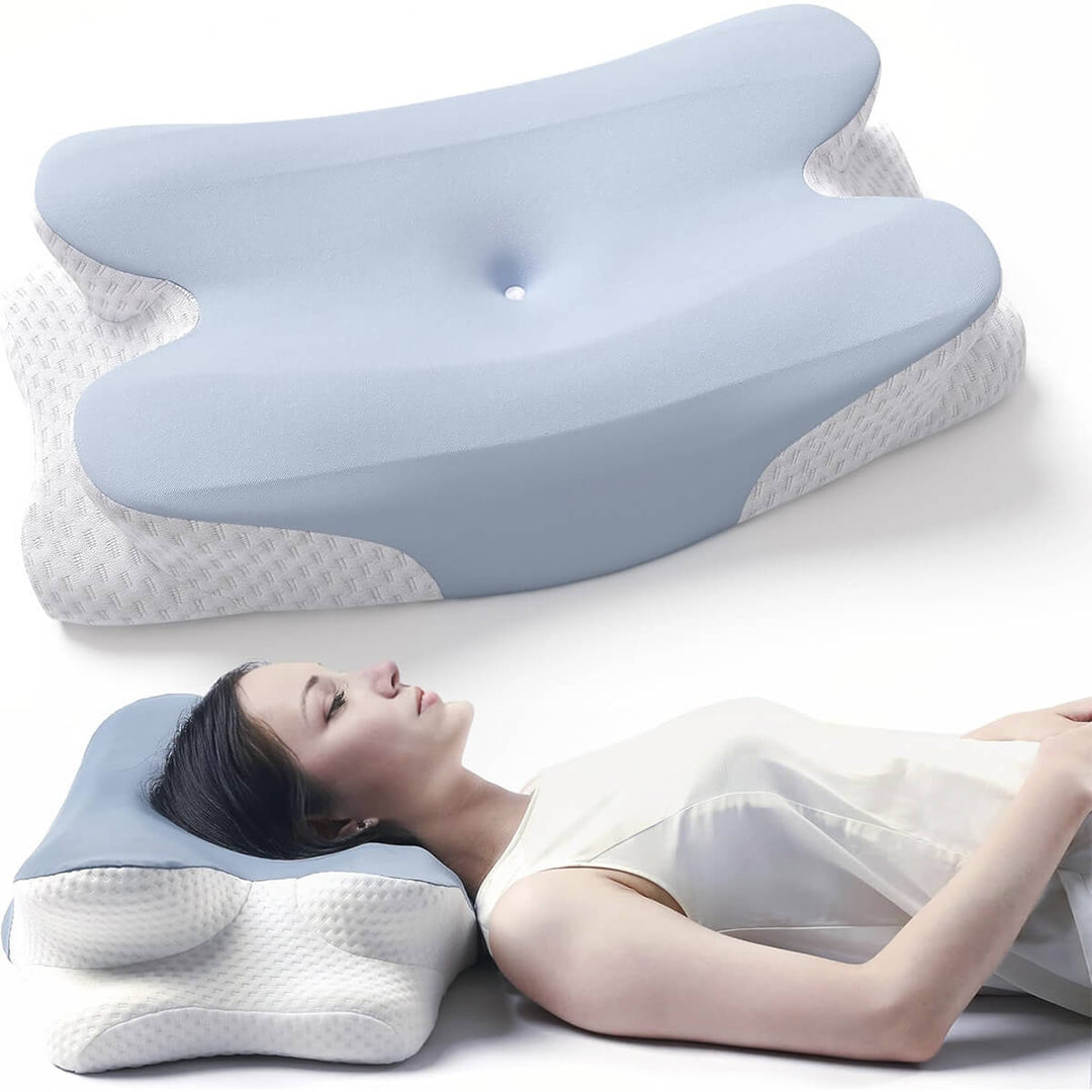 Wave Cervical Pillow - Orthopaedic Contour Shaped Memory Foam