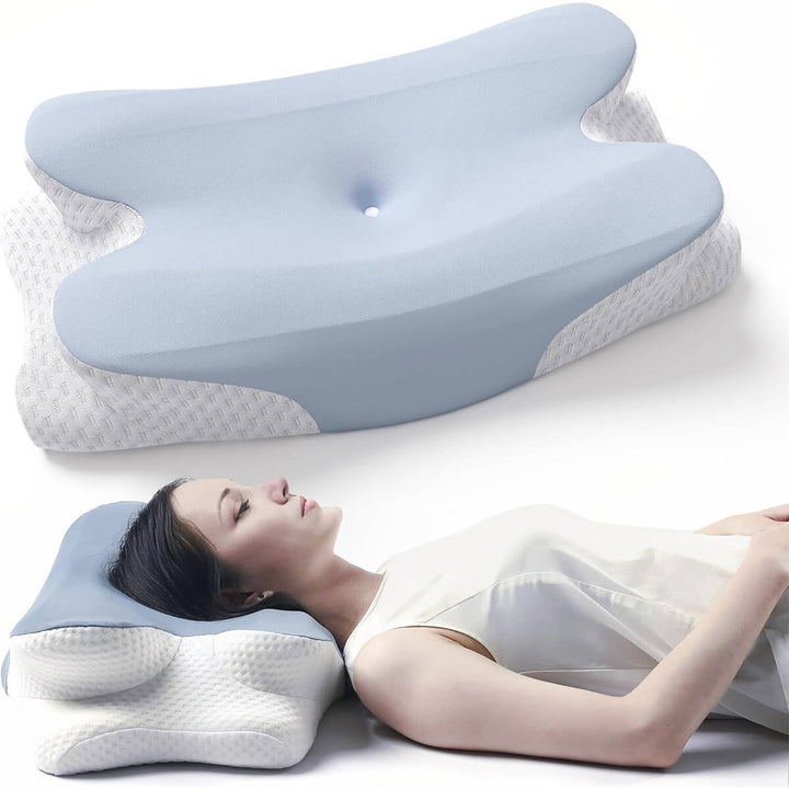 Wave Cervical Pillow - Orthopaedic Contour Shaped Memory Foam