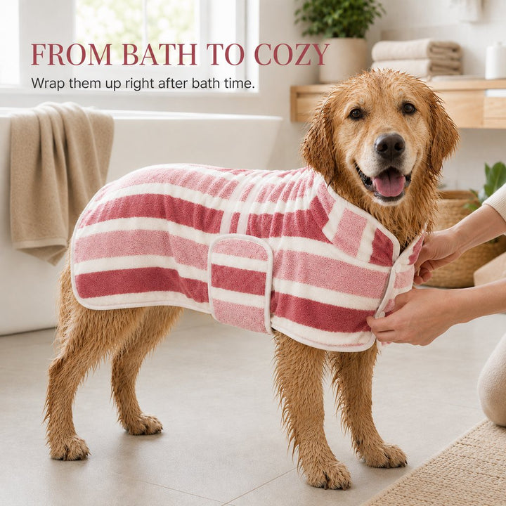 Wearable Microfiber Dog Drying Towel