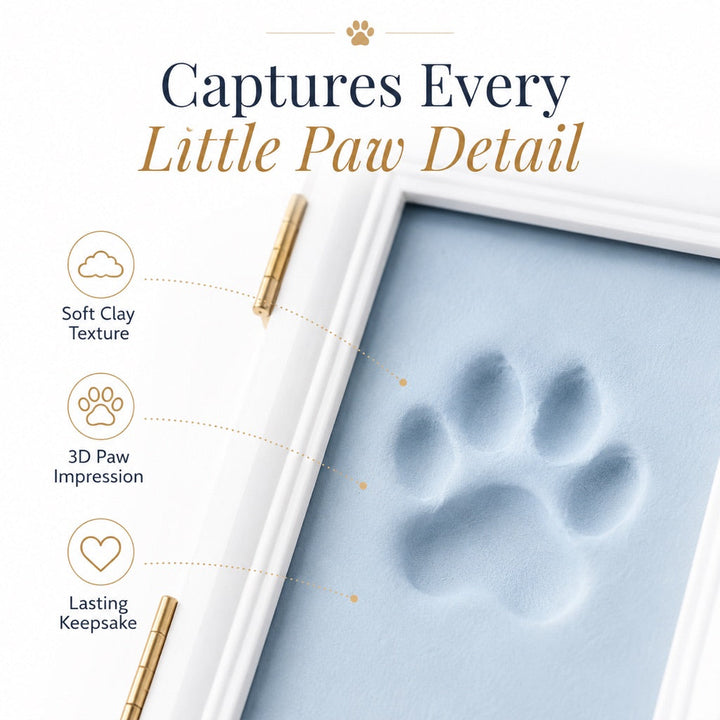 Pet Paw Print Frame Kit for Dogs & Cats