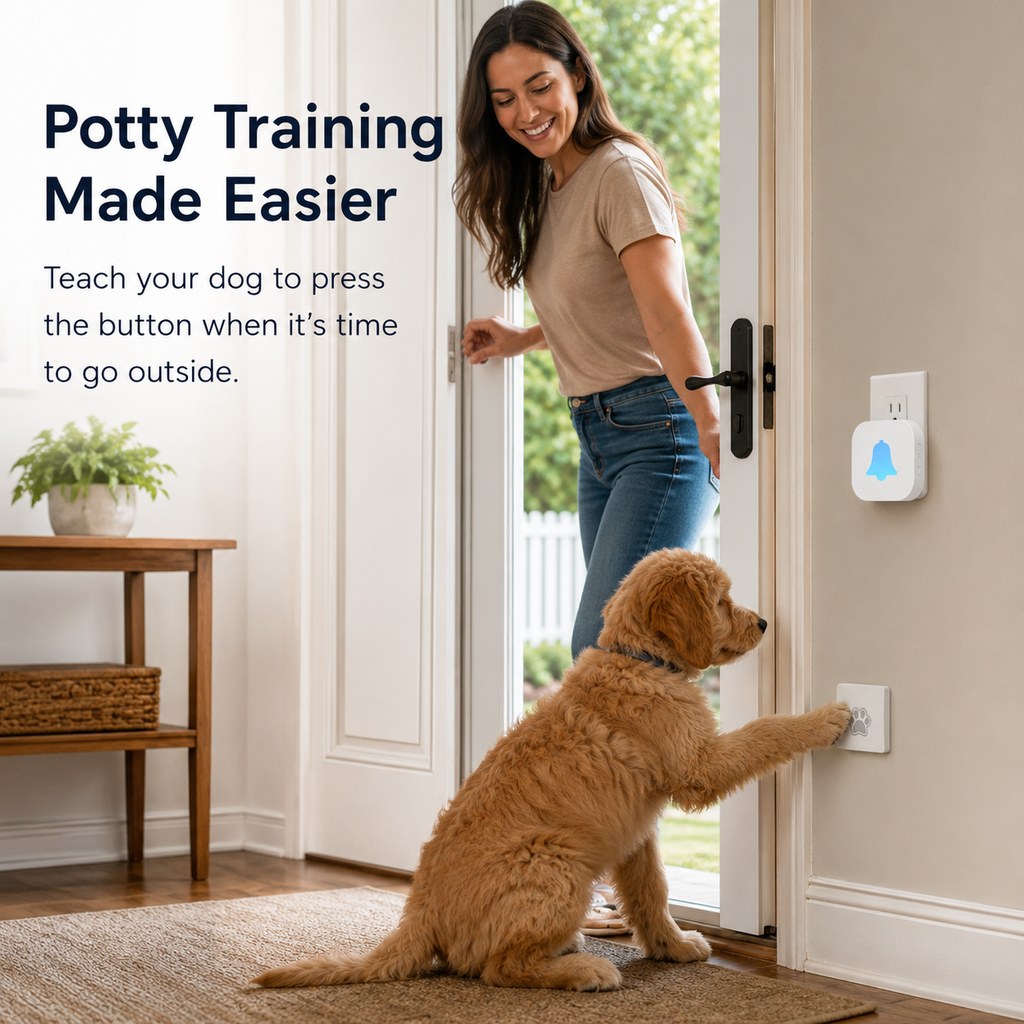 Wireless Dog Doorbell for Potty Training