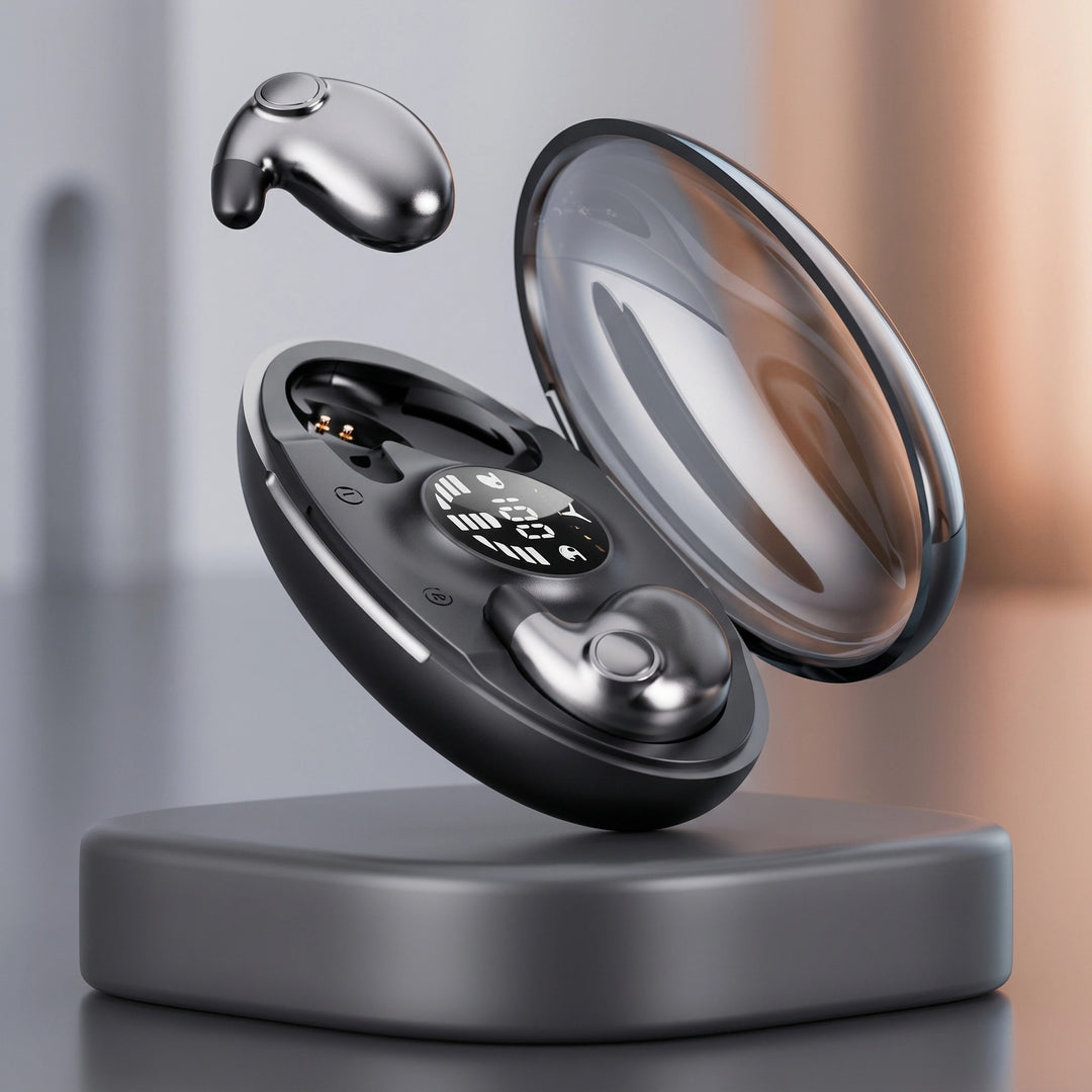 Wireless Sleep Earbuds with Bluetooth 5.3 Noise Isolation and Charging Case