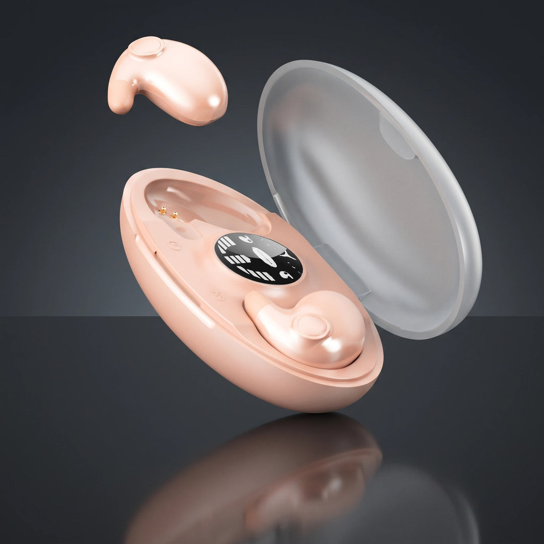 Wireless Sleep Earbuds with Bluetooth 5.3 Noise Isolation and Charging Case