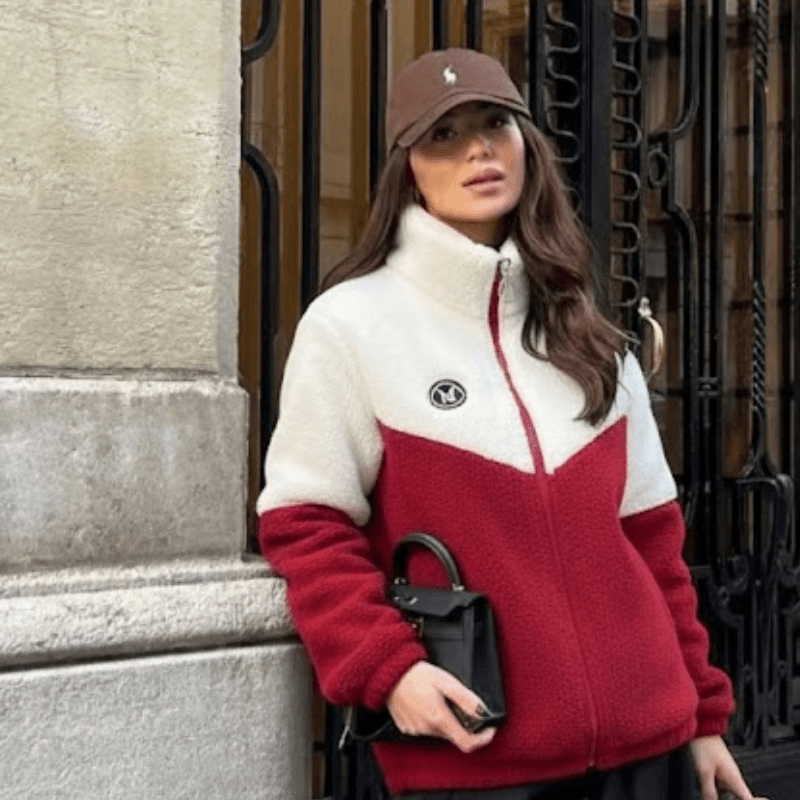 Women's Fleece-Lined Zip-Through Jacket for Autumn and Winter, image 4