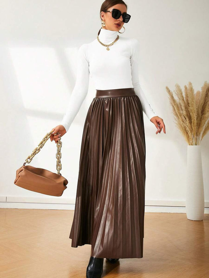 Women's Buttoned Cuff Turtleneck Jumper