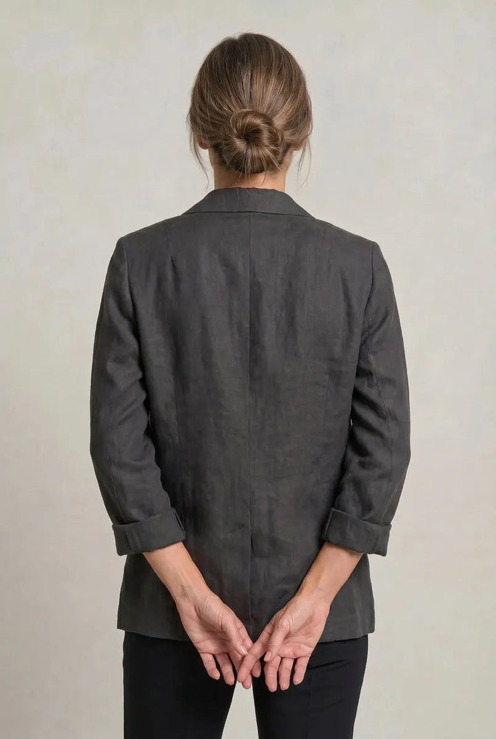 Women's Coat Lightweight Single-Button Relaxed Blazer Jacket