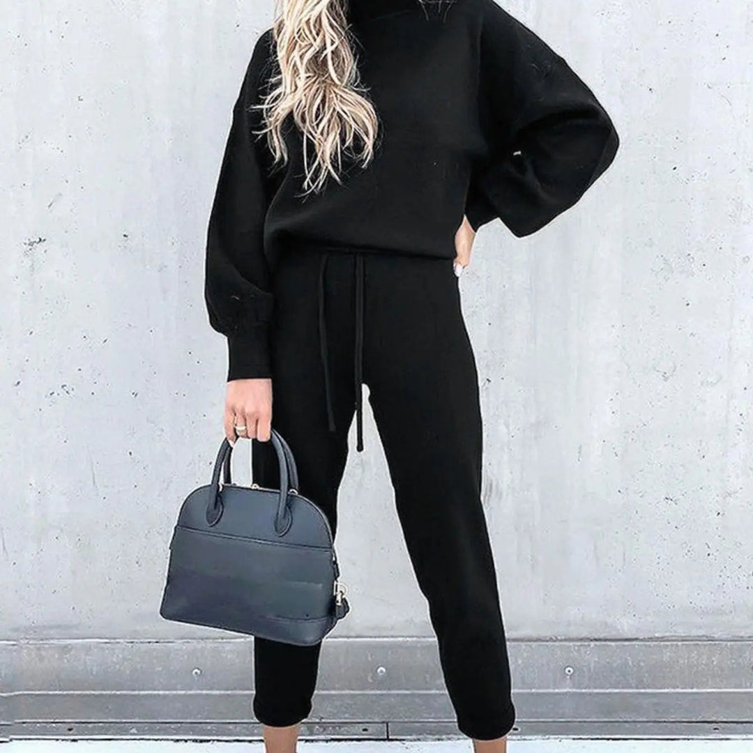 Women's Cosy Two-Piece Tracksuit Outfit Relaxed Jogger Set