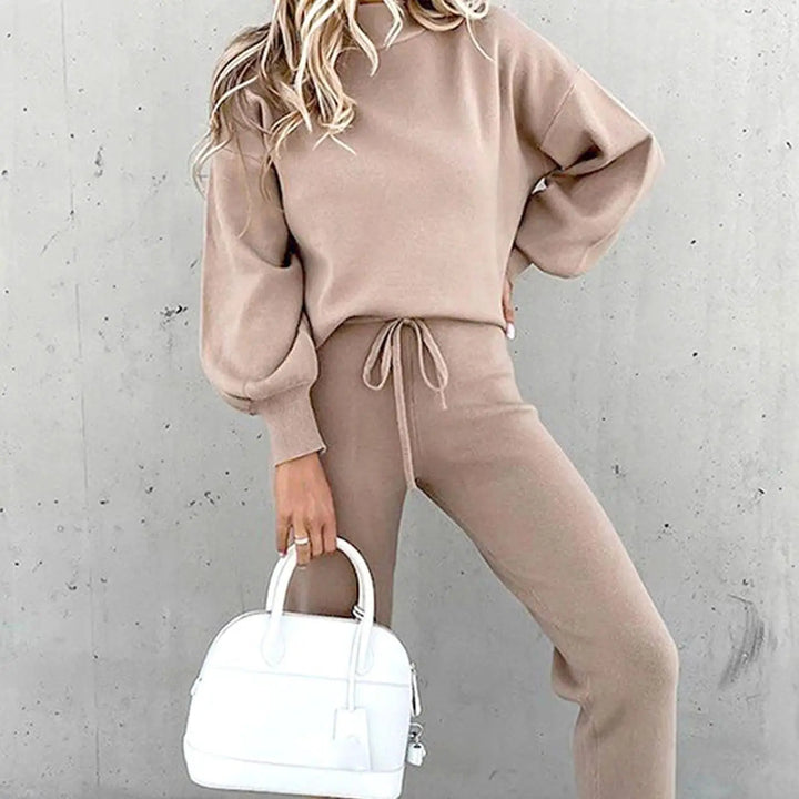 Women's Cosy Two-Piece Tracksuit Outfit Relaxed Jogger Set