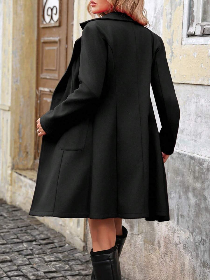 Women's Double-Breasted Midi Coat