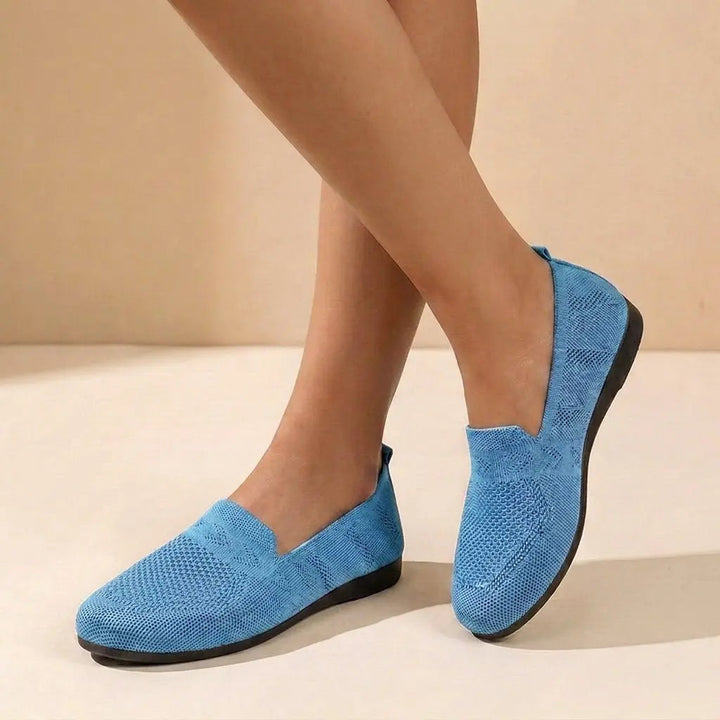 Women's Orthopedic Slip-On Knit Flats Round Toe