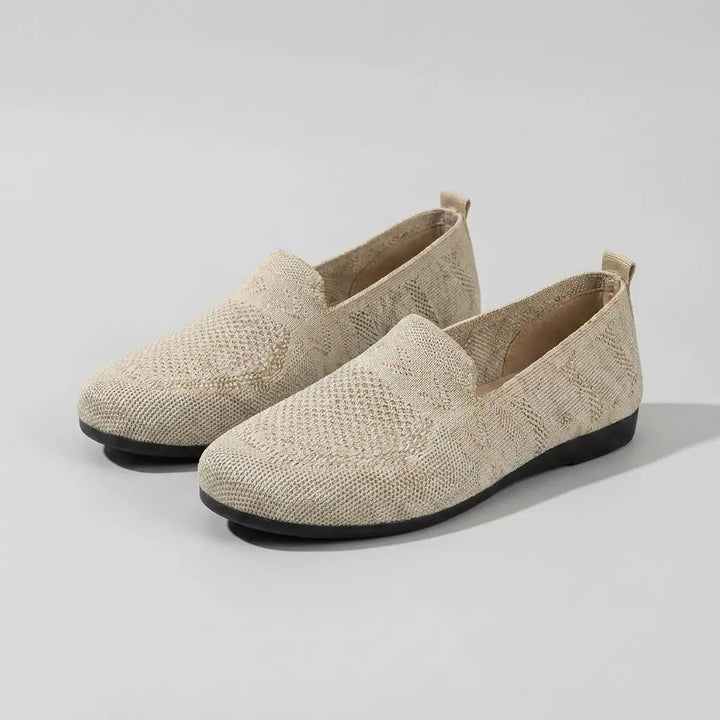 Women's Orthopedic Slip-On Knit Flats Round Toe