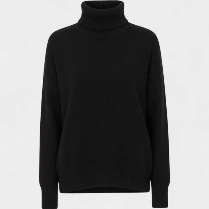 Women's Oversized Chunky Turtleneck Knit Sweater