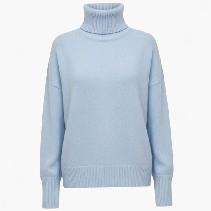 Women's Oversized Chunky Turtleneck Knit Sweater