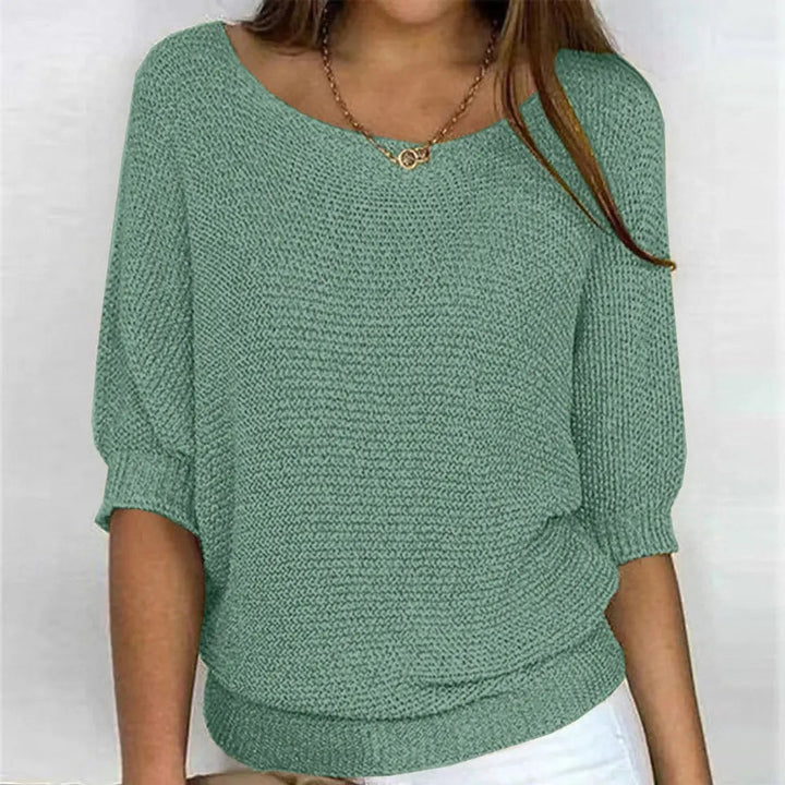 Women's Relaxed-Fit Batwing-Sleeve Knit Sweater