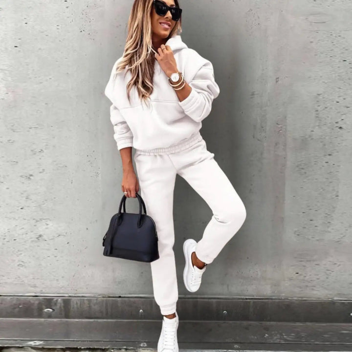 Women's Relaxed Fit Hoodie Joggers Matching Tracksuit Set