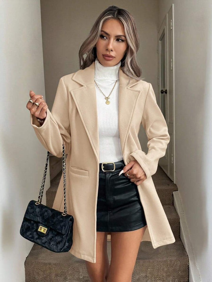 Women's Single Button Pocket Blazer