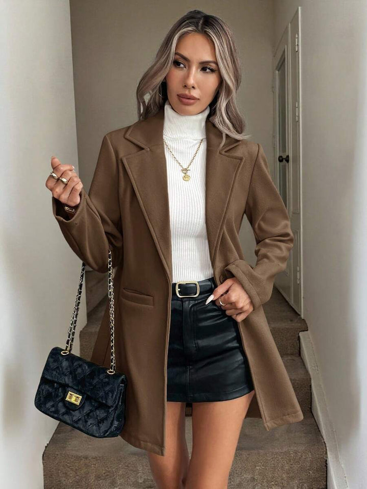 Women's Single Button Pocket Blazer