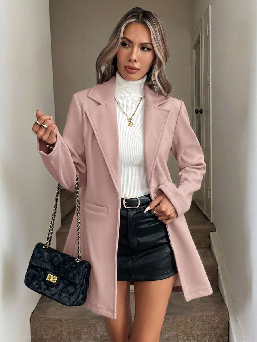 Women's Single Button Pocket Blazer
