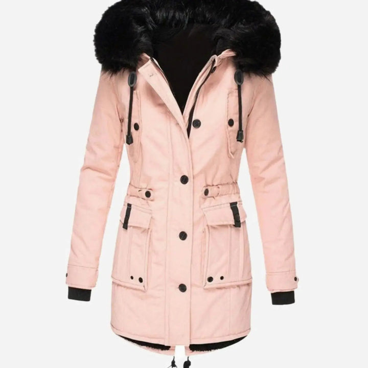 Women's Thick Faux Fur Hooded Insulated Parka Coat
