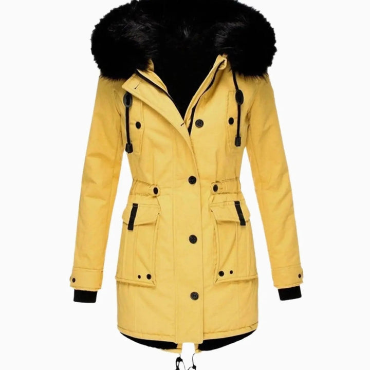 Women's Thick Faux Fur Hooded Insulated Parka Coat