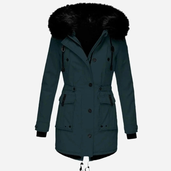 Women's Thick Faux Fur Hooded Insulated Parka Coat