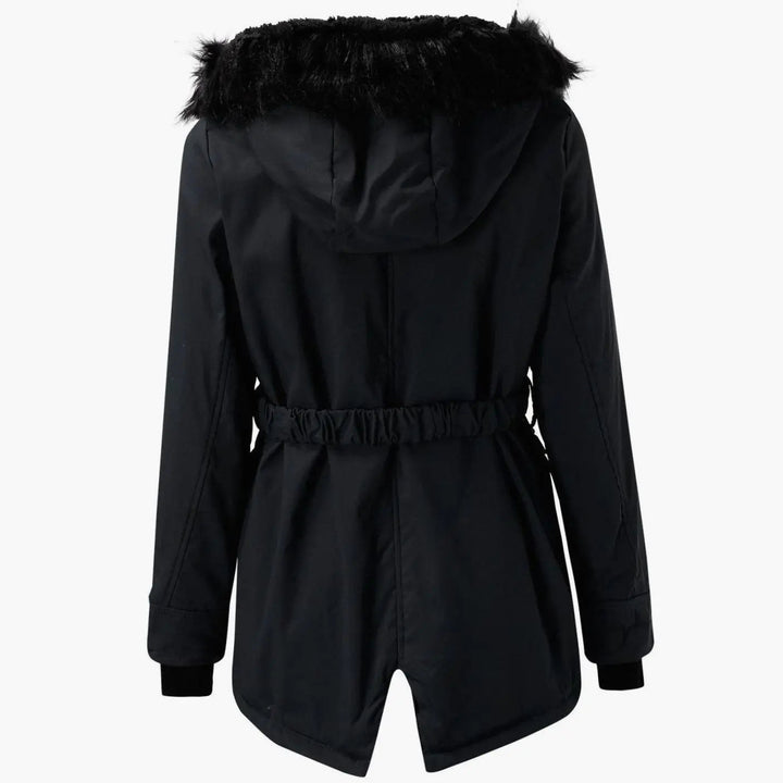 Women's Thick Faux Fur Hooded Insulated Parka Coat